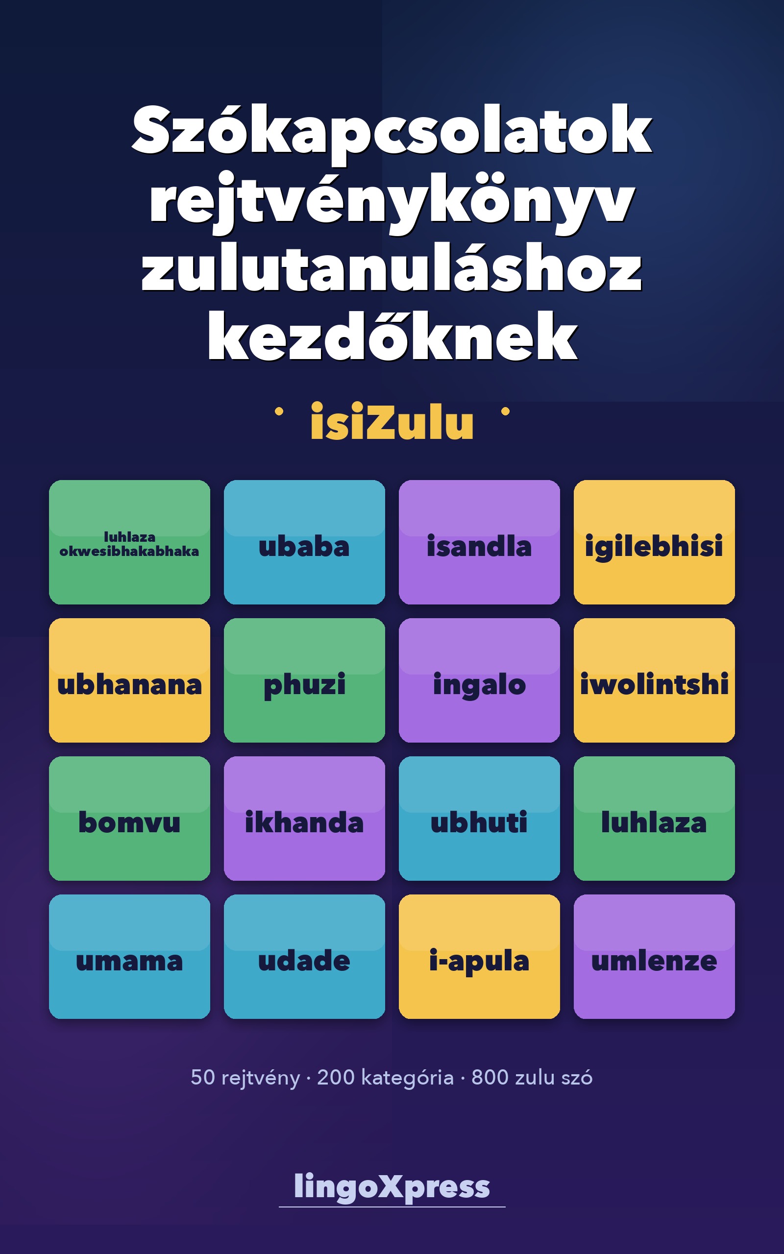 Szókapcsolatok rejtvénykönyv zulutanuláshoz kezdőknek